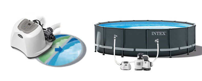 smokkel ongeduldig Slijm INTEX™ zoutwatersysteem - Krystal Clear (max 26.500 liter)