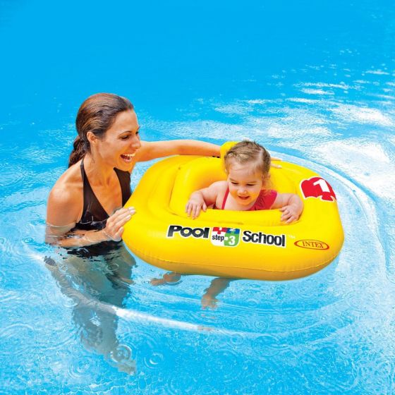 Zijn bekend aan de andere kant, T INTEX™ zwemband - Safe baby float deluxe | Zwembadspeelgoed |  Top-zwembadshop.nl