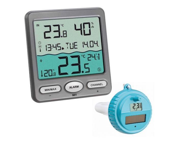 Mark pantoffel flexibel Zwembad Thermometer TFA Dostmann VENICE
